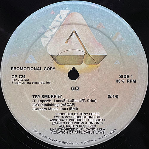 G.Q. // TRY SMURFIN' (5:14) / INST (7:16)