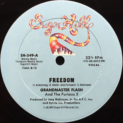 GRANDMASTER FLASH AND THE FURIOUS 5 // FREEDOM (8:13) / INST