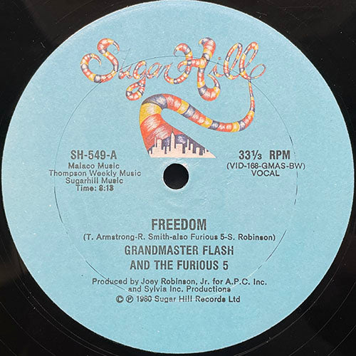GRANDMASTER FLASH AND THE FURIOUS 5 // FREEDOM (8:13) / INST