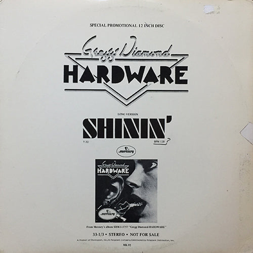 GREGG DIAMOND HARDWARE // SHININ' (7:32/4:03)