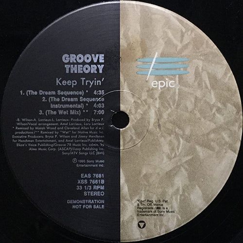 GROOVE THEORY // KEEP TRYIN' (WET MIX) (6VER)