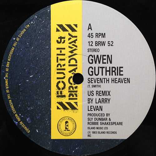 GWEN GUTHRIE // SEVENTH HEAVEN (LARRY LEVAN REMIX) / IT SHOULD HAVE BEEN YOU / GETTING HOT