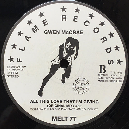 GWEN McCRAE // ALL THIS LOVE THAT I'M GIVING (EXTENDED MIX) (5:30) / (ORIGINAL) (3:55)