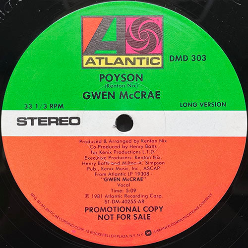 GWEN McCRAE // POYSON (5:09/3:51)