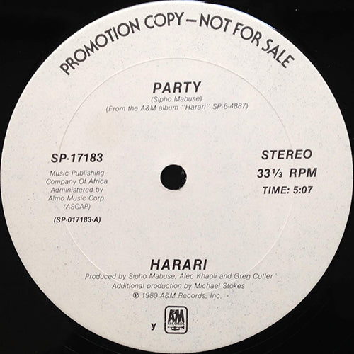 HARARI // PARTY (5:07)