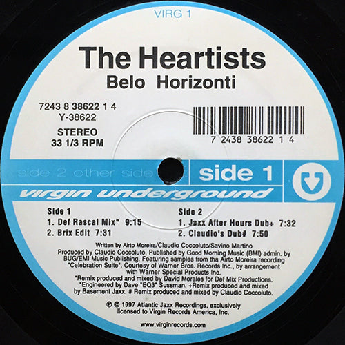 HEARTISTS // BELO HORIZONTI (DAVID MORALES REMIX) (4VER)