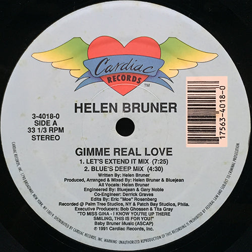 HELEN BRUNER // GIMME REAL LOVE (4VER)