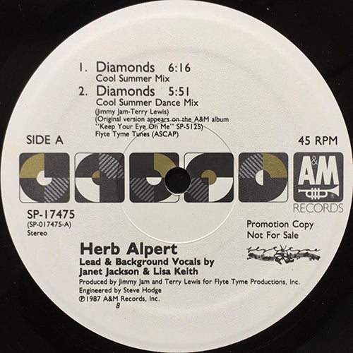 HERB ALPERT feat. JANET JACKSON & LISA KEITH // DIAMONDS (COOL SUMMER MIX) (5VER)