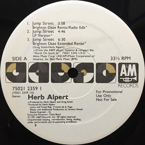 HERB ALPERT // JUMP STREET (5VER)