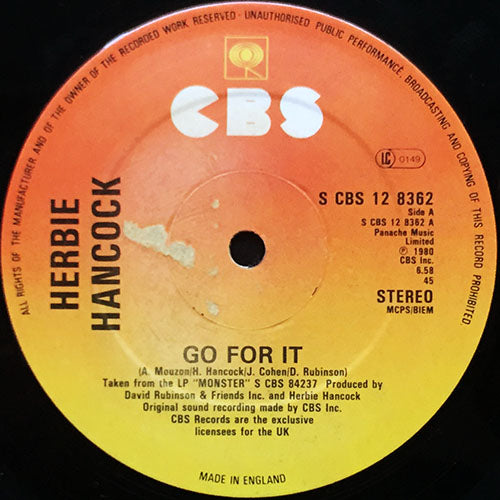HERBIE HANCOCK // GO FOR IT (6:58) / MAKING LOVE (6:23) / TELL EVERYBODY (7:27)