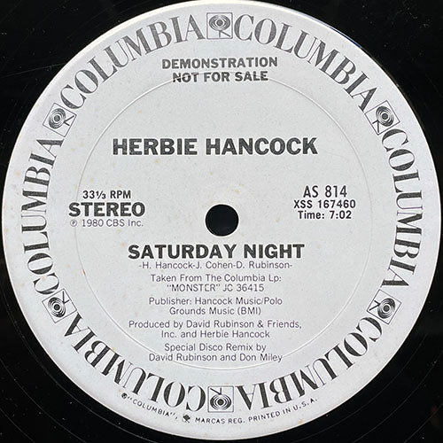 HERBIE HANCOCK // SATURDAY NIGHT (7:02) / MAKING LOVE (6:23)