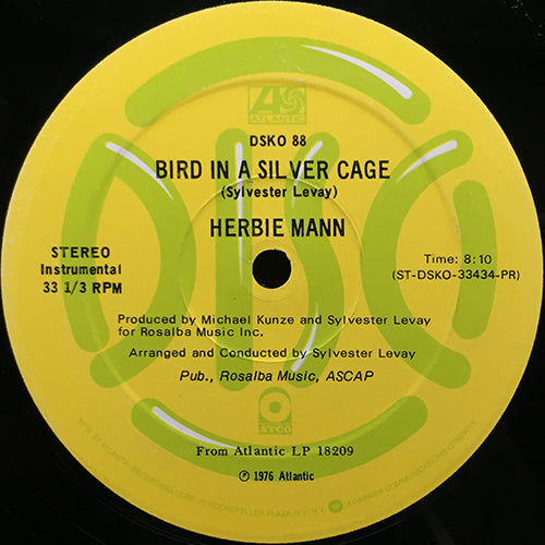 HERBIE MANN // BIRD IN A SILVER CAGE (8:10) / THE PIPER (6:24)