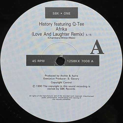 HISTORY feat. Q-TEE // AFRIKA (LOVE AND LAUGHTER REMIX) (3VER)