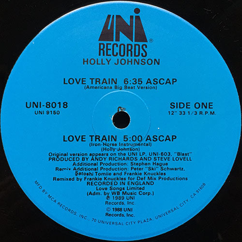 HOLLY JOHNSON // LOVE TRAIN (5VER)