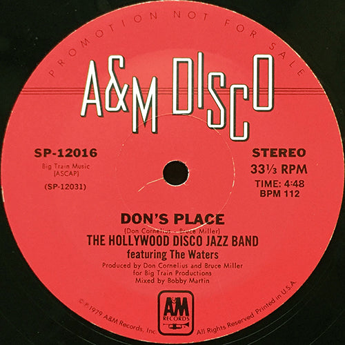 HOLLYWOOD DISCO JAZZ BAND feat. WATERS // DON'S PLACE (4:48)