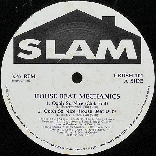 HOUSE BEAT MECHANICS // OOOH SO NICE (5VER)