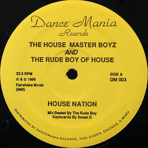 HOUSE MASTER BOYZ AND THE RUDE BOY OF HOUSE // HOUSE NATION / ACCA HOUSE / TRACK'N THE HOUSE