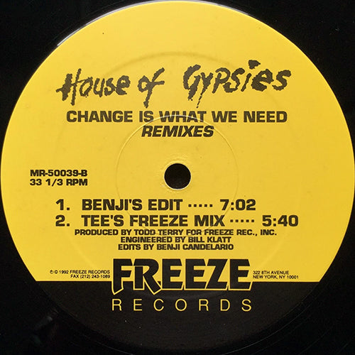 HOUSE OF GYPSIES // CHANGE IS WHAT WE NEED (REMIXES) (3VER)