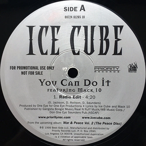 ICE CUBE feat. MACK 10 // YOU CAN DO IT (3VER)