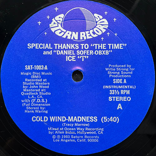 ICE "T" // COLD WIND-MADNESS (5:40) / THE COLDEST RAP (5:45)