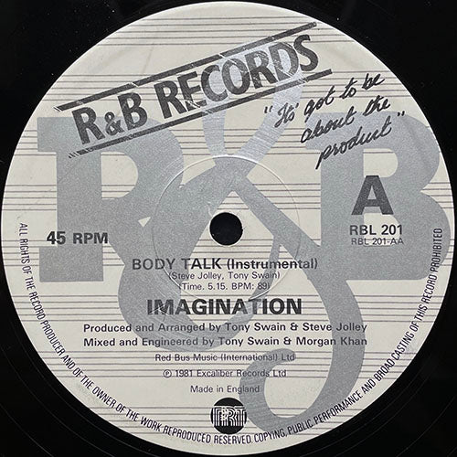 IMAGINATION // BODY TALK (6:20) / INST (5:15)