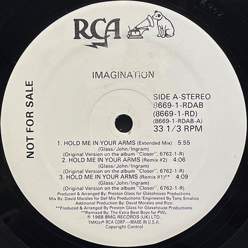 IMAGINATION // HOLD ME IN YOUR ARMS (DAVID MORALES REMIX) (6VER)