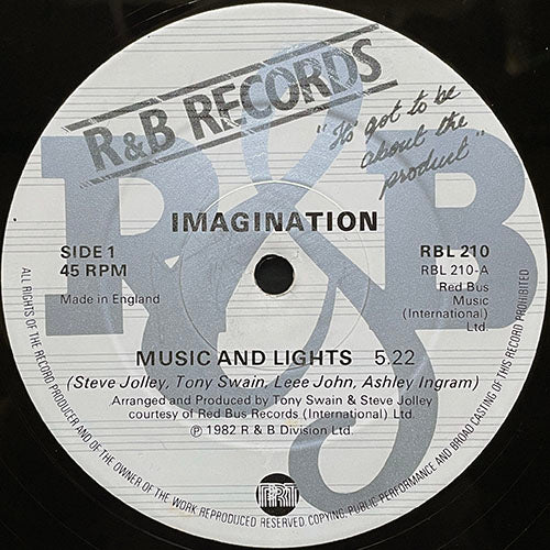 IMAGINATION // MUSIC AND LIGHTS (5:22) / (INSTRUMENTAL) (4:10)