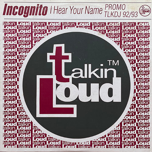 INCOGNITO // I HEAR YOUR NAME (ROGER S HOUSE REMIXES) (5VER)