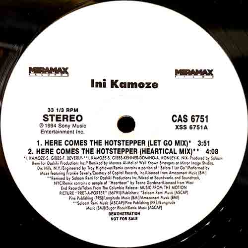 INI KAMOZE // HERE COMES THE HOTSTEPPER (LET GO MIX) / (HEARTICAL MIX)