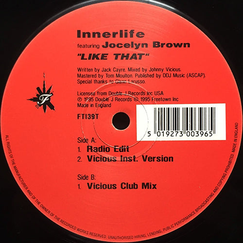 INNER LIFE feat. JOCELYN BROWN // LIKE THAT (3VER)