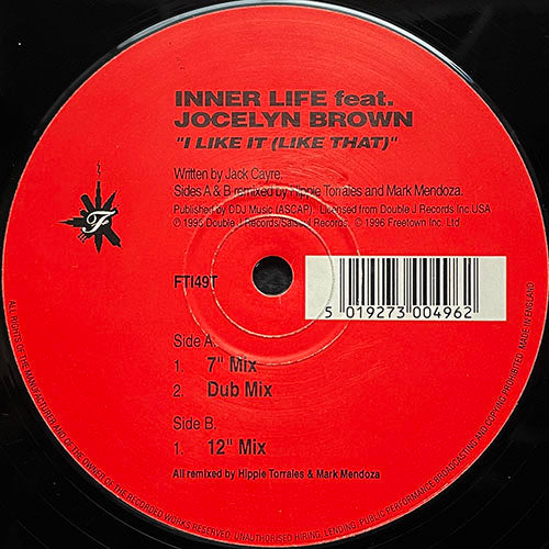 INNER LIFE feat. JOCELYN BROWN // I LIKE IT (LIKE THAT) (1996 REMIX) (6VER)