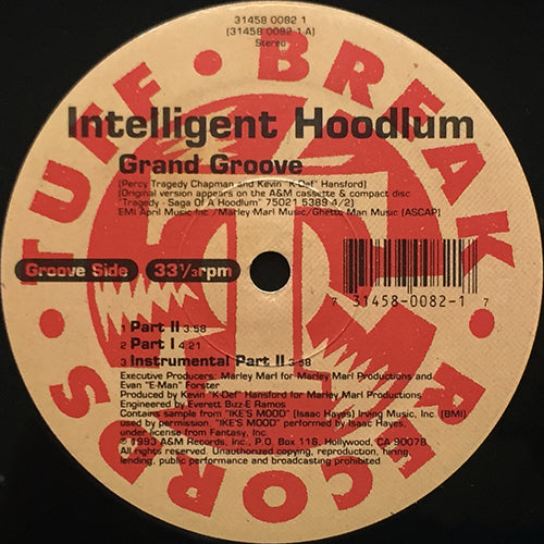 INTELLIGENT HOODLUM // GRAND GROOVE (4VER) / AT LARGE (4VER)