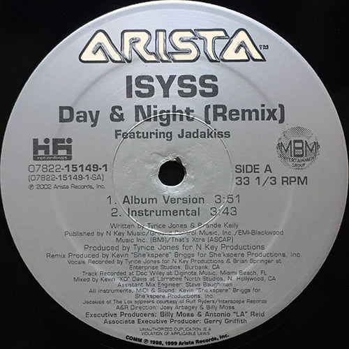 ISYSS feat. JADAKISS // DAY & NIGHT (4VER)