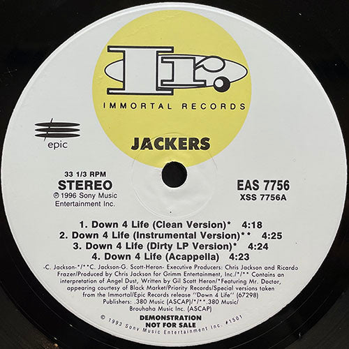 JACKERS // DOWN 4 LIFE (8VER)