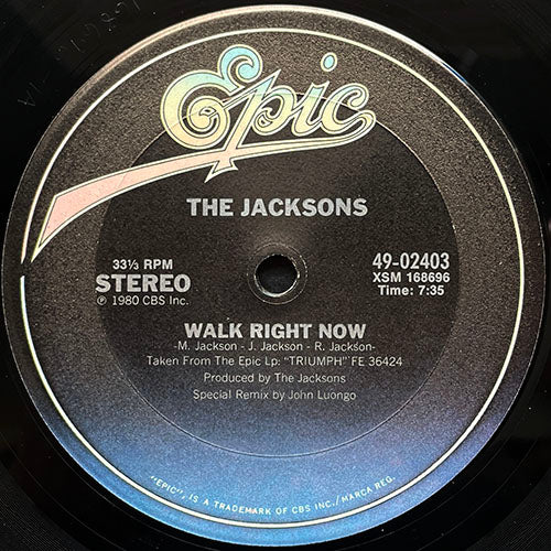 JACKSONS // WALK RIGHT NOW (7:35) / INST (6:55)