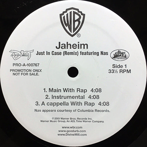 JAHEIM feat. NAS // JUST IN CASE (REMIX) (5VER)