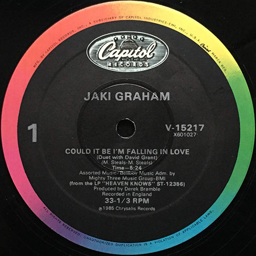 JAKI GRAHAM // COULD IT BE I'M FALLING IN LOVE (5:24) / HOLD ON (3:45)