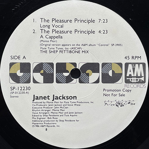 JANET JACKSON // PLEASURE PRINCIPLE (4VER)