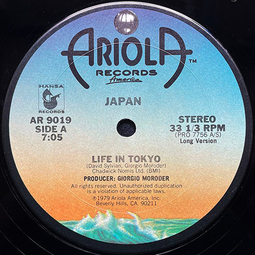 JAPAN // LIFE IN TOKYO (7:05) / LOVE IS INFECTIOUS (4:09)