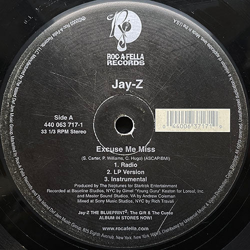 JAY-Z // EXCUSE ME MISS (3VER) / THE BOUNCE (3VER)