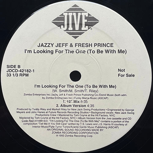 JAZZY JEFF & FRESH PRINCE // I'M LOOKING FOR THE ONE (5VER)