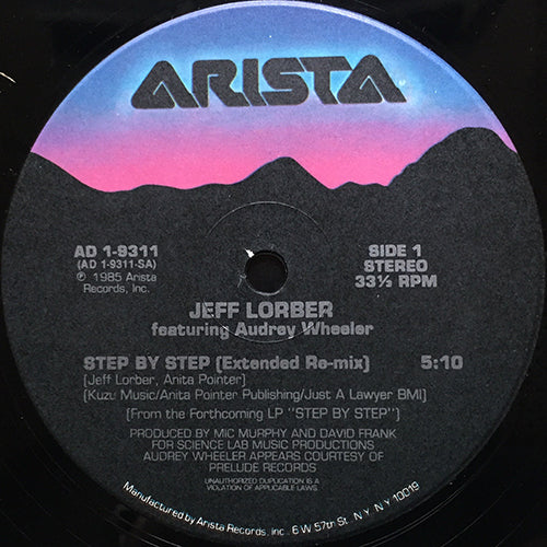 JEFF LORBER feat. AUDREY WHEELER // STEP BY STEP (5:10) / INST (4:07) / PACIFIC COAST HIGHWAY (4:47)