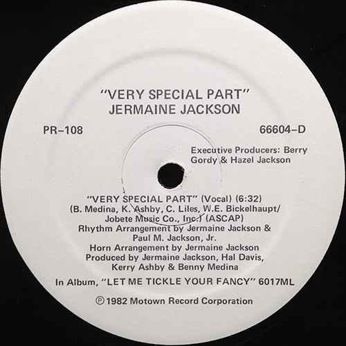 JERMAINE JACKSON // VERY SPECIAL PART (6:32) / (INSTRUMENTAL) (6:32)