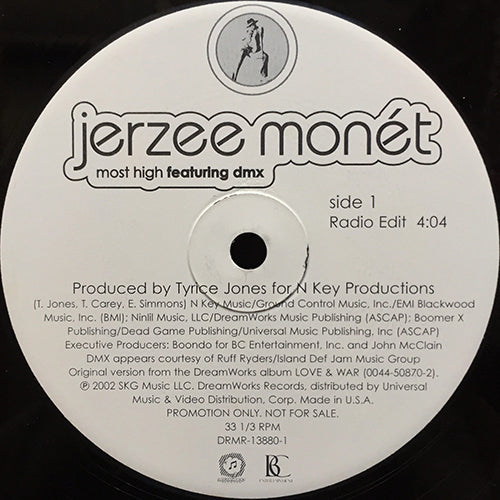 JERZEE MONET feat. DMX // MOST HIGH (3VER)