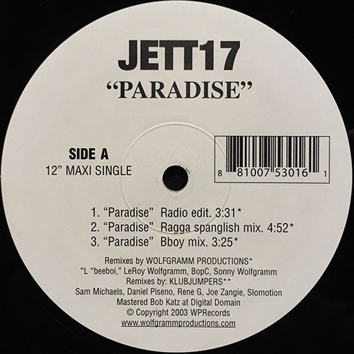 JETT17 // PARADISE (6VER)