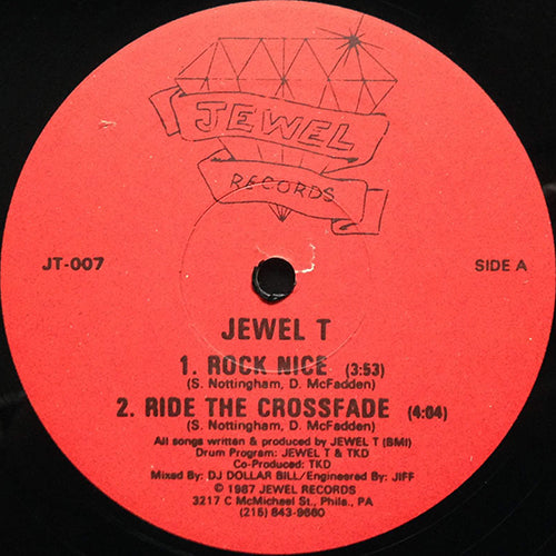 JEWEL T // ROCK NICE (2VER) / RIDE THE CROSSFADE (2VER)