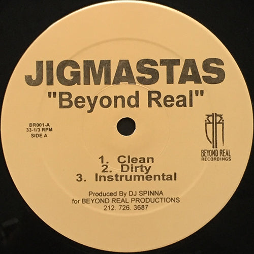 JIGMASTAS // BEYOND REAL (3VER) / DEAD MAN'S WALK (3VER)