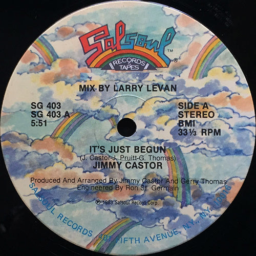 JIMMY CASTOR // IT'S JUST BEGUN (LARRY LEVAN MIX) (5:51) / E-MAN BOOGIE 83' (6:06)