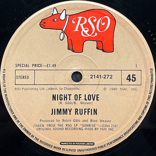 JIMMY RUFFIN // NIGHT OF LOVE / SONGBIRD