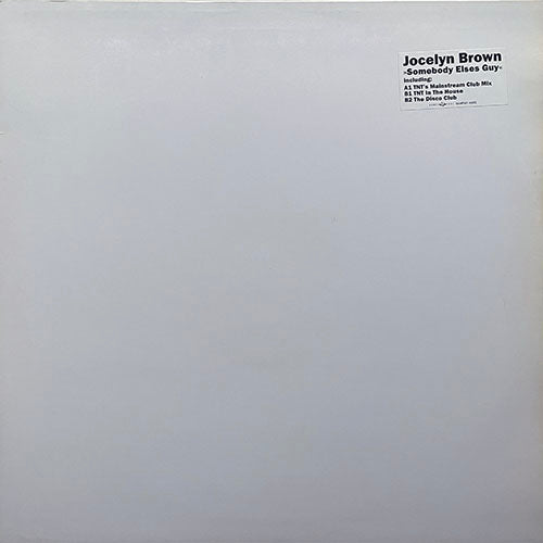 JOCELYN BROWN // SOMEBODY ELSE'S GUY (1999 HOUSE REMIX) (3VER)